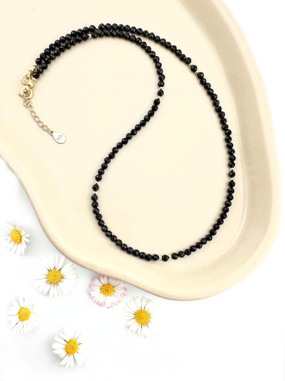 Naszyjnik czarny turmalin