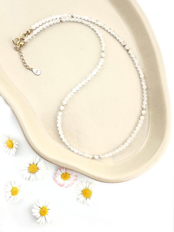 Naszyjnik kamień księżycowy