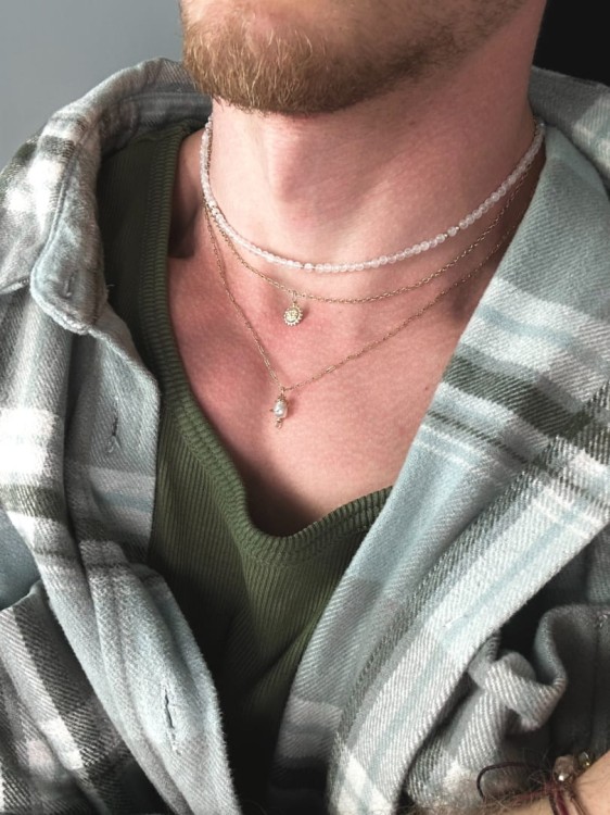 Naszyjnik kamień księżycowy