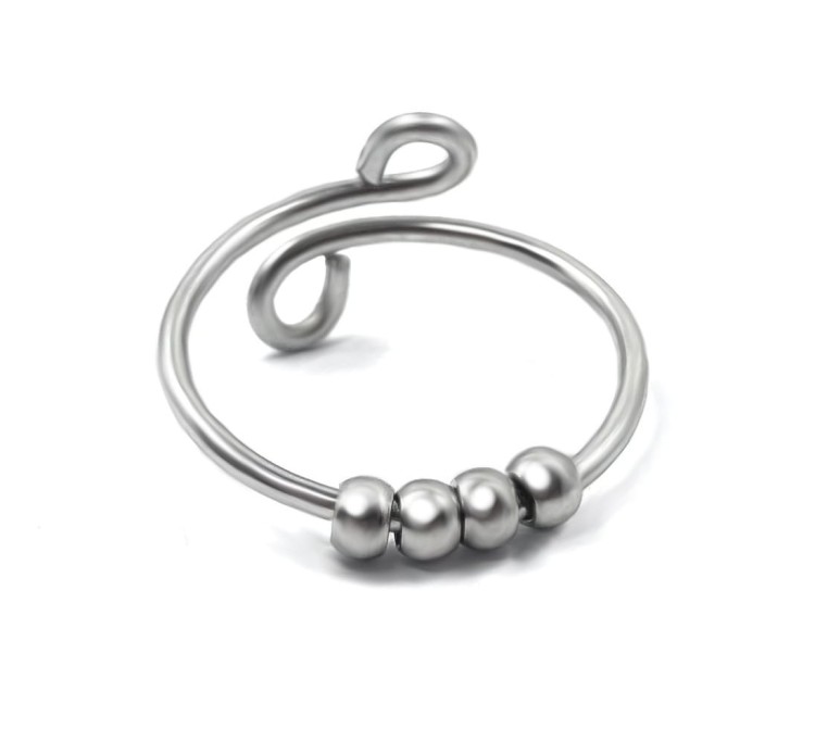 Pierścionek antystresowy fidget regulowany