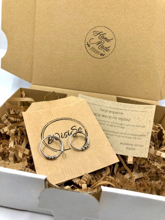 Pierścionek antystresowy fidget regulowany